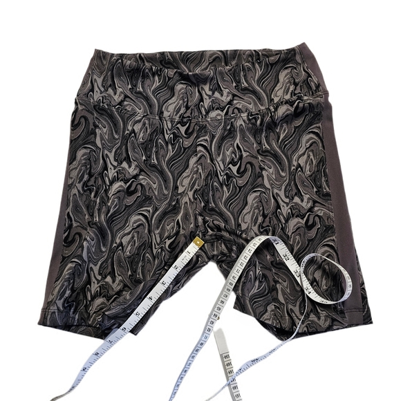 PINK VICTORIA'S SECRET 6" SOFT ULTIMATE HIGH WAIST BIKER SHORTS BLACK MARBLE - Picture 5 of 8